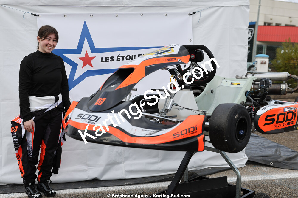 Laurena PEREIRA — 1 & 2/03/2025 : 1ère manche du Championnat du Sud au Pôle Mécanique Karting d’Alès (photos Stéphane Agnus) 2025 — karting