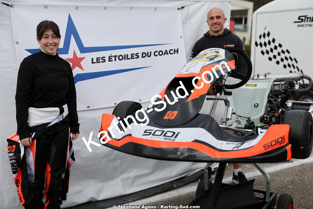 Laurena PEREIRA — 1 & 2/03/2025 : 1ère manche du Championnat du Sud au Pôle Mécanique Karting d’Alès (photos Stéphane Agnus) 2025 — karting