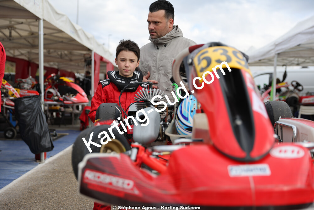 1 & 2/03/2025 : 1ère manche du Championnat du Sud au Pôle Mécanique Karting d’Alès (photos Stéphane Agnus) 2025 — karting
