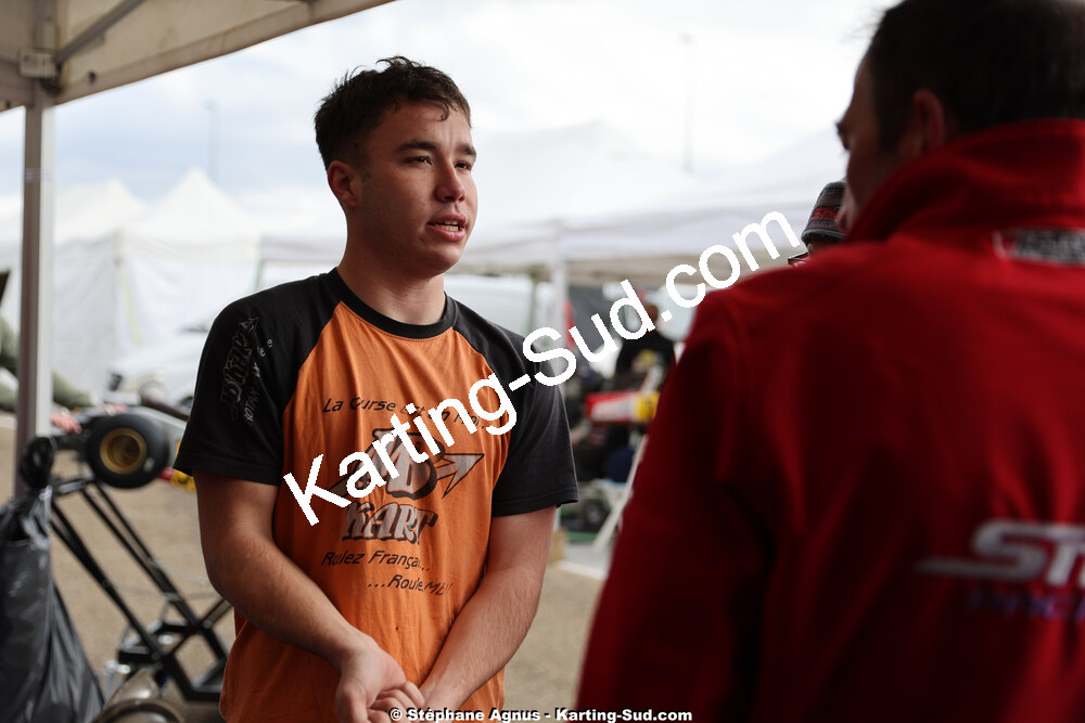 Jérémy BORT — 1 & 2/03/2025 : 1ère manche du Championnat du Sud au Pôle Mécanique Karting d’Alès (photos Stéphane Agnus) 2025 — karting
