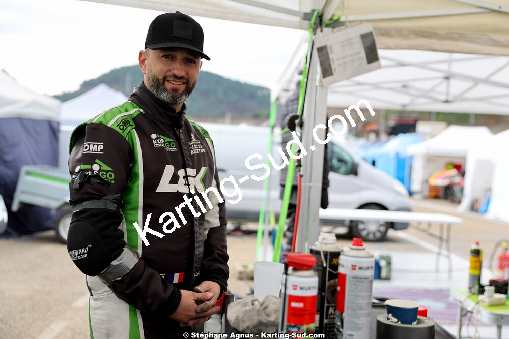 Yannick LECLERC — 1 & 2/03/2025 : 1ère manche du Championnat du Sud au Pôle Mécanique Karting d’Alès (photos Stéphane Agnus) 2025 — karting