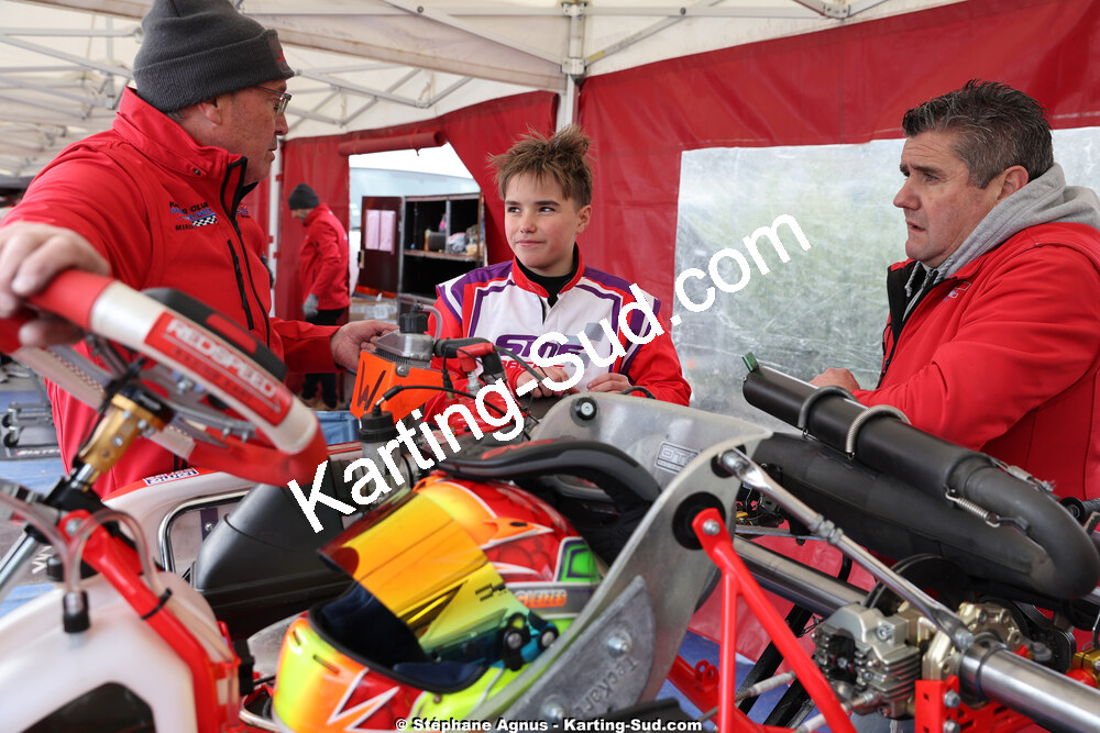 Paul GLEIZE — 1 & 2/03/2025 : 1ère manche du Championnat du Sud au Pôle Mécanique Karting d’Alès (photos Stéphane Agnus) 2025 — karting