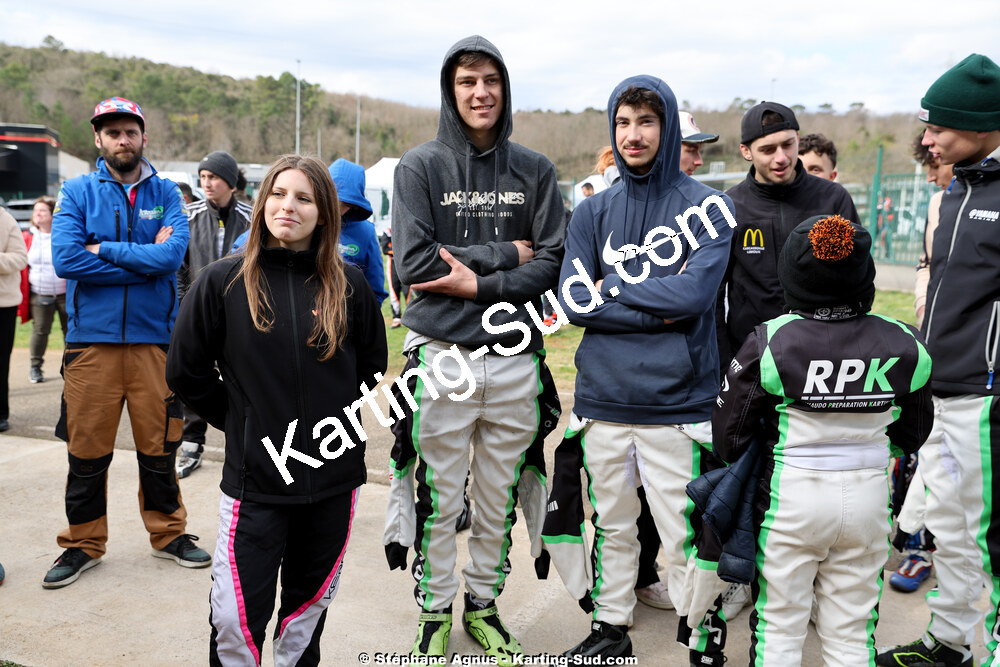 1 & 2/03/2025 : 1ère manche du Championnat du Sud au Pôle Mécanique Karting d’Alès (photos Stéphane Agnus) 2025 — karting