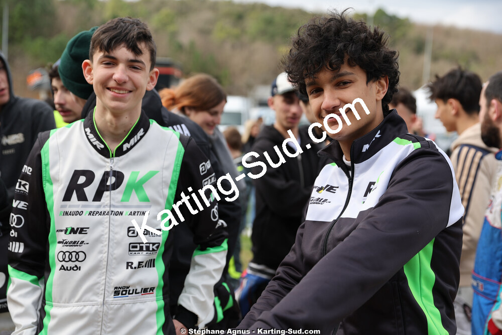 1 & 2/03/2025 : 1ère manche du Championnat du Sud au Pôle Mécanique Karting d’Alès (photos Stéphane Agnus) 2025 — karting