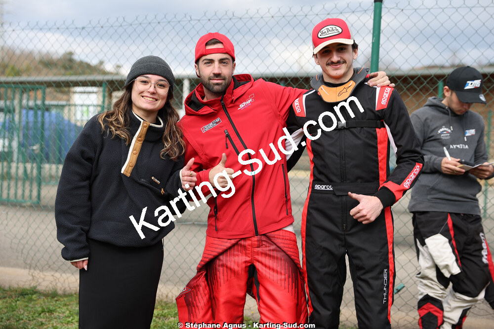 Marine APOUX, Tanguy MUNOZ — 1 & 2/03/2025 : 1ère manche du Championnat du Sud au Pôle Mécanique Karting d’Alès (photos Stéphane Agnus) 2025 — karting