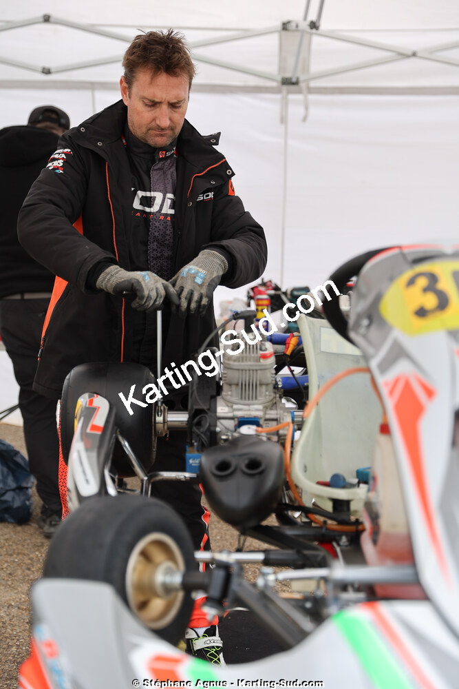 Franck AYMARD — 1 & 2/03/2025 : 1ère manche du Championnat du Sud au Pôle Mécanique Karting d’Alès (photos Stéphane Agnus) 2025 — karting