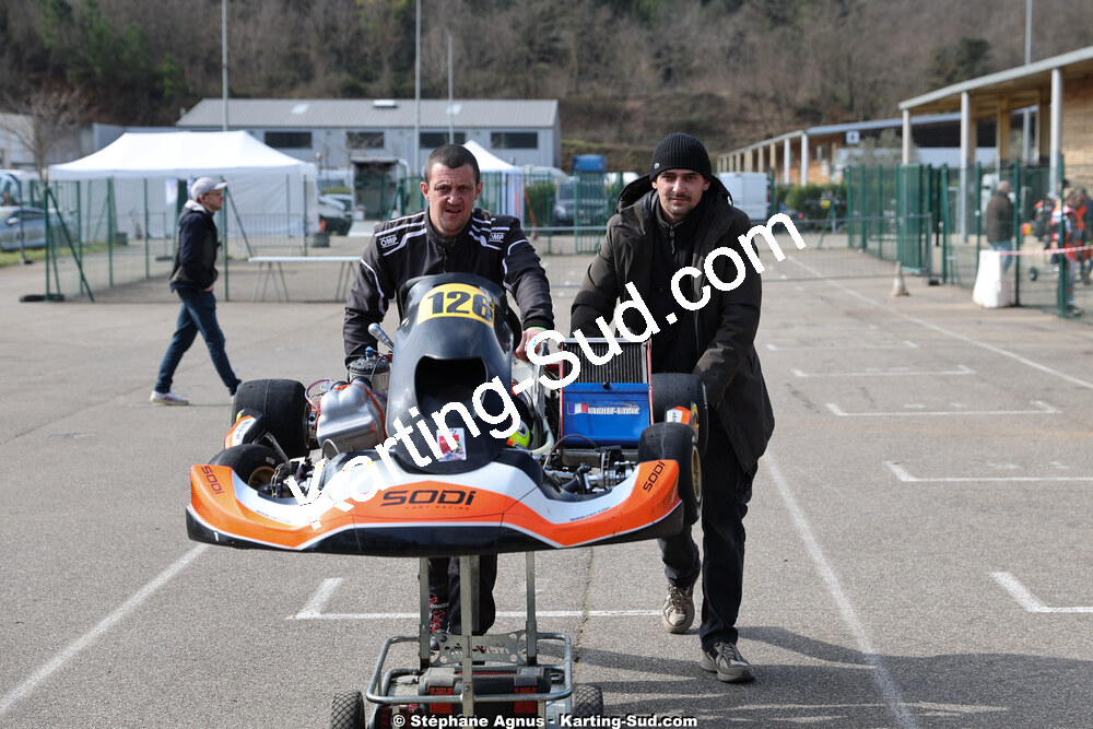 Kévin VACHET-VALAZ — 1 & 2/03/2025 : 1ère manche du Championnat du Sud au Pôle Mécanique Karting d’Alès (photos Stéphane Agnus) 2025 — karting