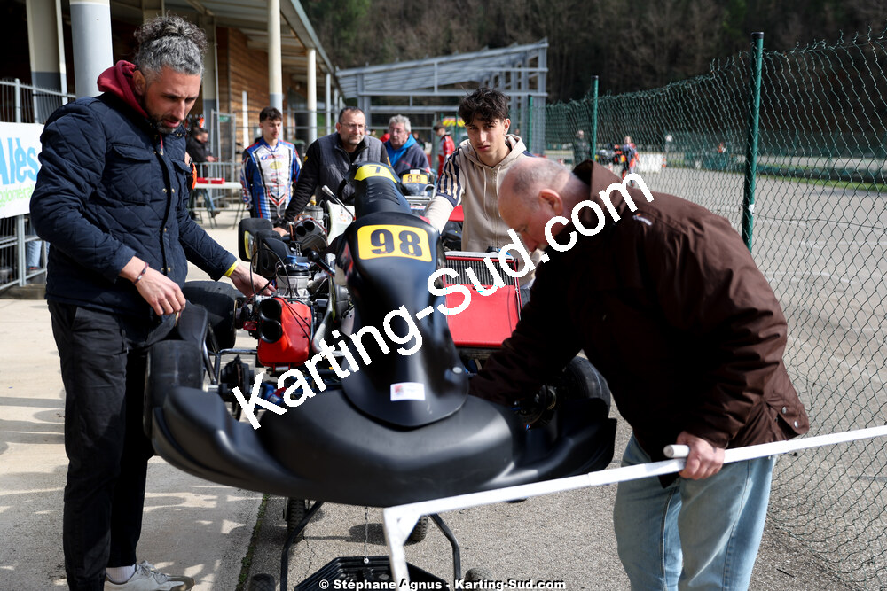 1 & 2/03/2025 : 1ère manche du Championnat du Sud au Pôle Mécanique Karting d’Alès (photos Stéphane Agnus) 2025 — karting