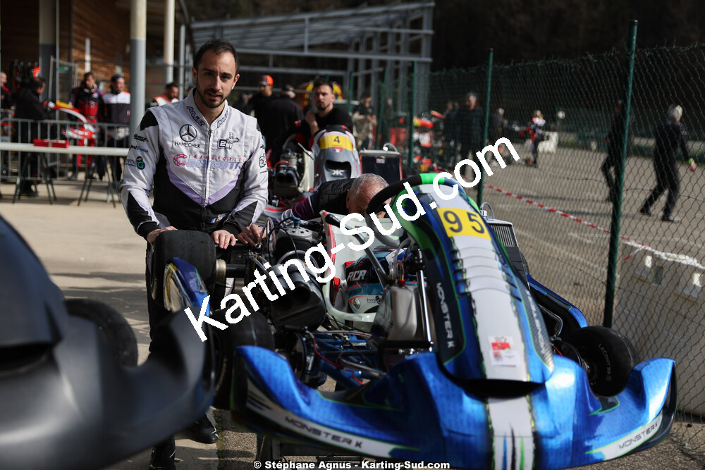 1 & 2/03/2025 : 1ère manche du Championnat du Sud au Pôle Mécanique Karting d’Alès (photos Stéphane Agnus) 2025 — karting