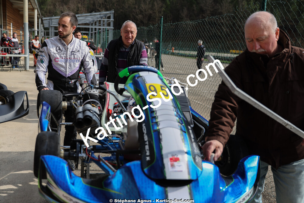 1 & 2/03/2025 : 1ère manche du Championnat du Sud au Pôle Mécanique Karting d’Alès (photos Stéphane Agnus) 2025 — karting