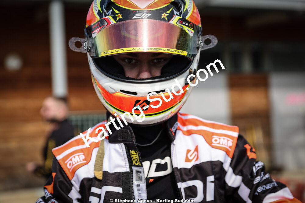 Evan MAINIER — 1 & 2/03/2025 : 1ère manche du Championnat du Sud au Pôle Mécanique Karting d’Alès (photos Stéphane Agnus) 2025 — karting