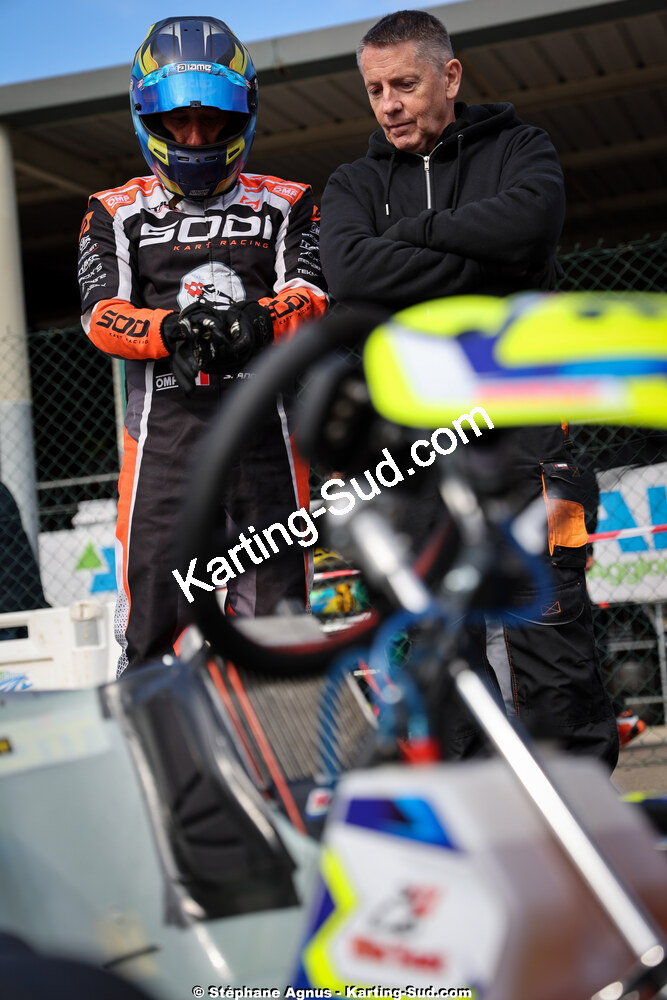 Sébastien ANDRES — 1 & 2/03/2025 : 1ère manche du Championnat du Sud au Pôle Mécanique Karting d’Alès (photos Stéphane Agnus) 2025 — karting