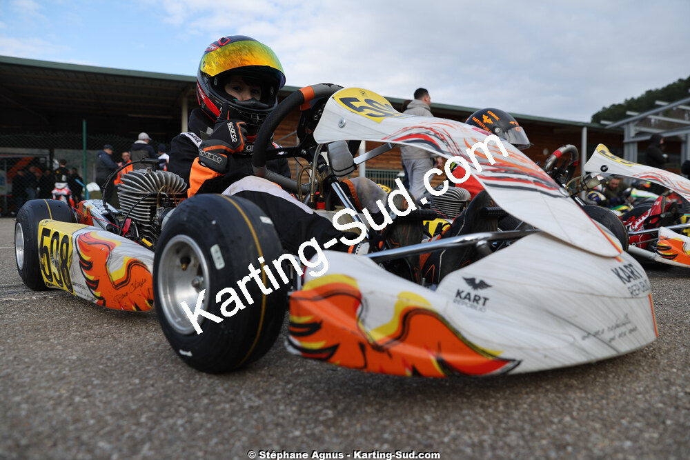 1 & 2/03/2025 : 1ère manche du Championnat du Sud au Pôle Mécanique Karting d’Alès (photos Stéphane Agnus) 2025 — karting
