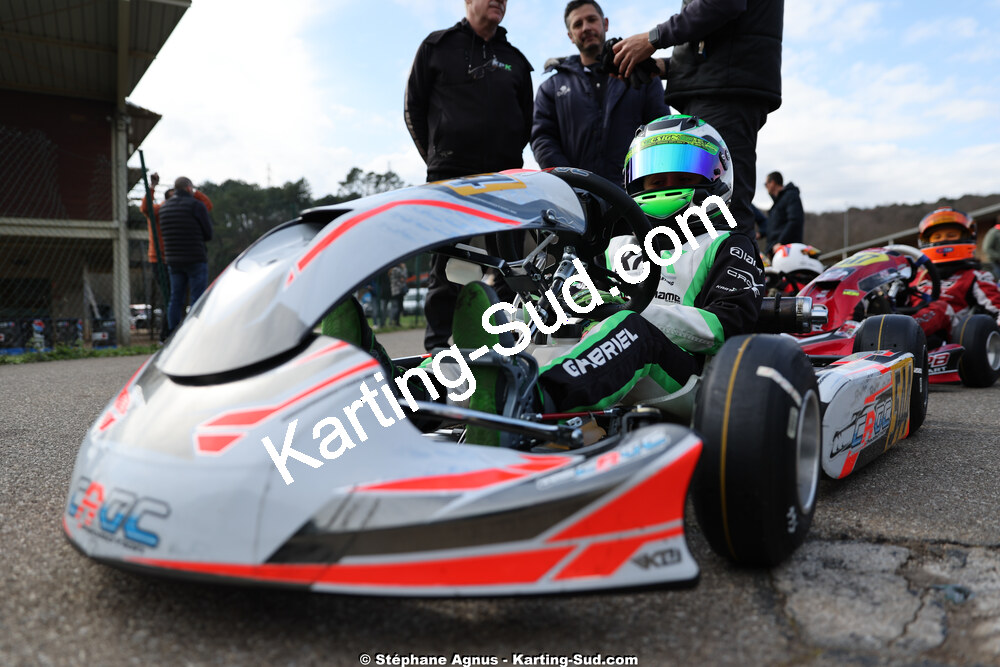 1 & 2/03/2025 : 1ère manche du Championnat du Sud au Pôle Mécanique Karting d’Alès (photos Stéphane Agnus) 2025 — karting