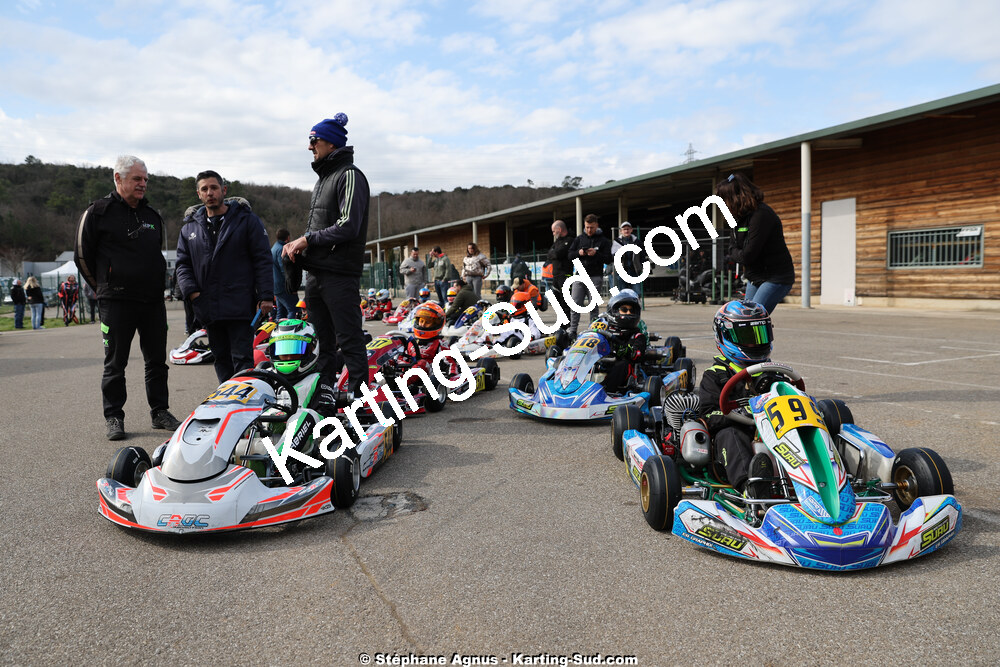 1 & 2/03/2025 : 1ère manche du Championnat du Sud au Pôle Mécanique Karting d’Alès (photos Stéphane Agnus) 2025 — karting