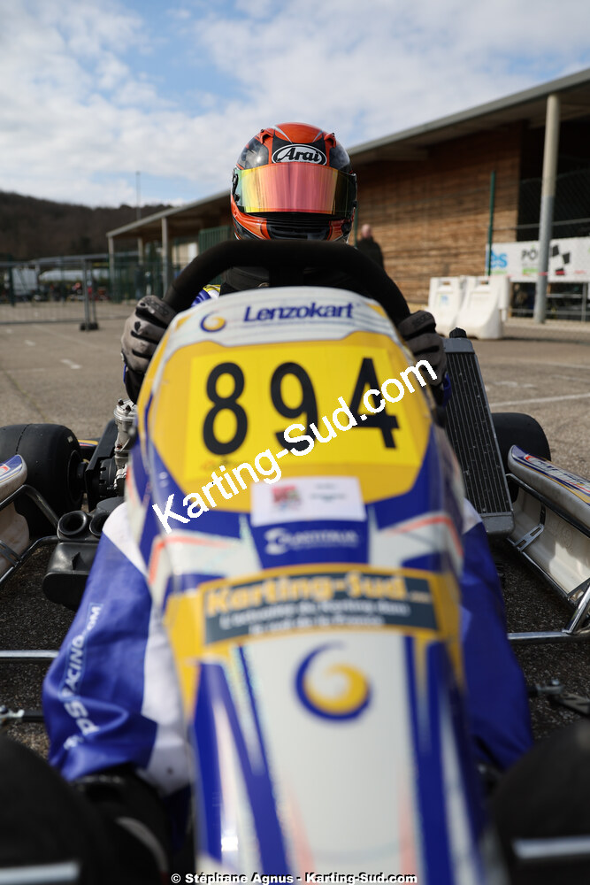 1 & 2/03/2025 : 1ère manche du Championnat du Sud au Pôle Mécanique Karting d’Alès (photos Stéphane Agnus) 2025 — karting