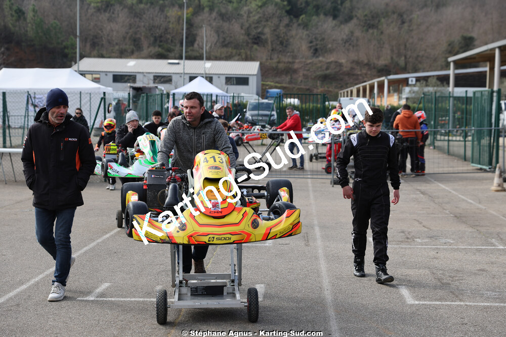 1 & 2/03/2025 : 1ère manche du Championnat du Sud au Pôle Mécanique Karting d’Alès (photos Stéphane Agnus) 2025 — karting