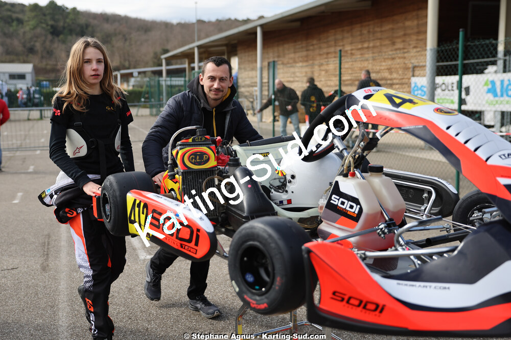 1 & 2/03/2025 : 1ère manche du Championnat du Sud au Pôle Mécanique Karting d’Alès (photos Stéphane Agnus) 2025 — karting