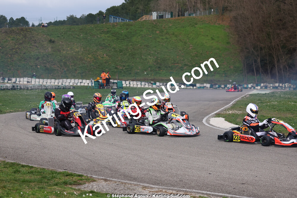 1 & 2/03/2025 : 1ère manche du Championnat du Sud au Pôle Mécanique Karting d’Alès (photos Stéphane Agnus) 2025 — karting