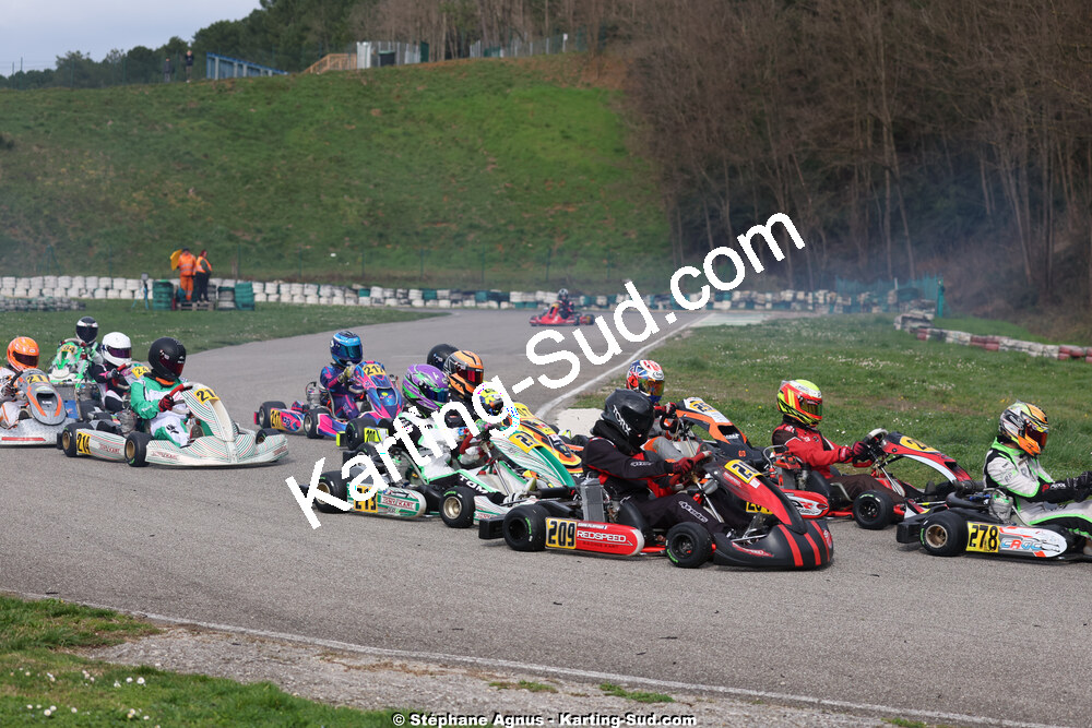 1 & 2/03/2025 : 1ère manche du Championnat du Sud au Pôle Mécanique Karting d’Alès (photos Stéphane Agnus) 2025 — karting
