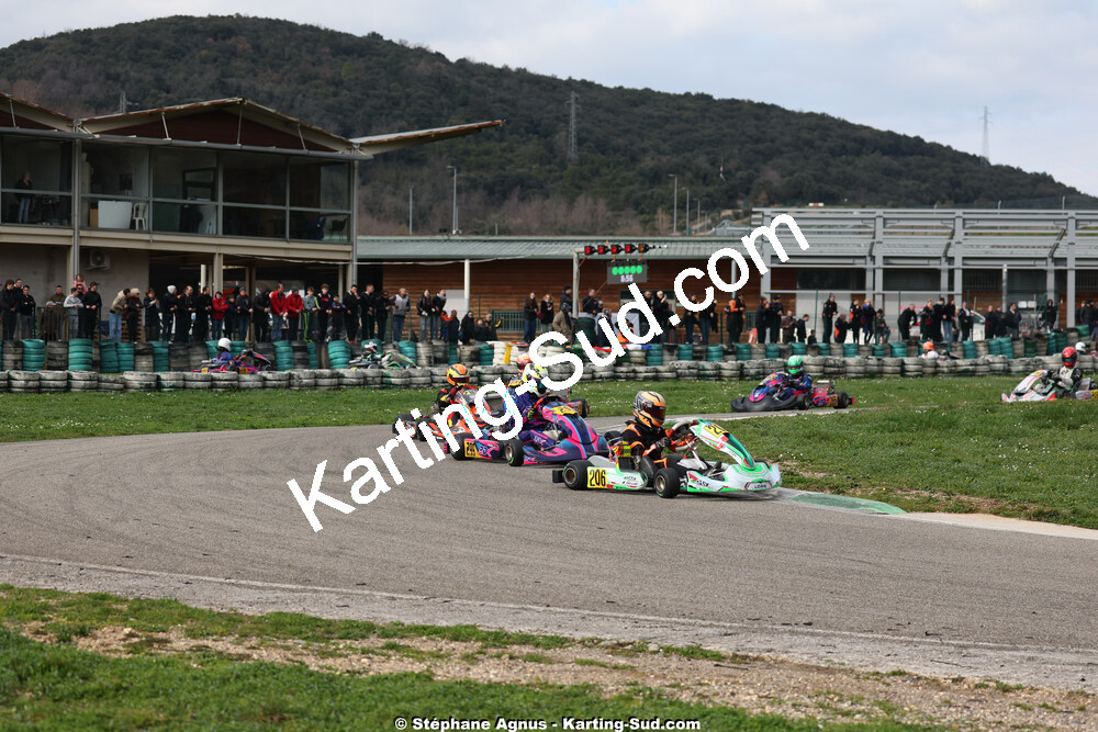 1 & 2/03/2025 : 1ère manche du Championnat du Sud au Pôle Mécanique Karting d’Alès (photos Stéphane Agnus) 2025 — karting