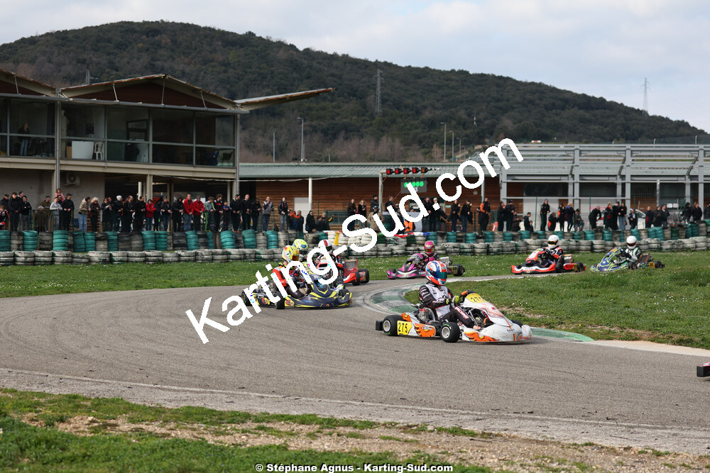 1 & 2/03/2025 : 1ère manche du Championnat du Sud au Pôle Mécanique Karting d’Alès (photos Stéphane Agnus) 2025 — karting