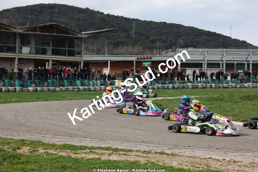 1 & 2/03/2025 : 1ère manche du Championnat du Sud au Pôle Mécanique Karting d’Alès (photos Stéphane Agnus) 2025 — karting