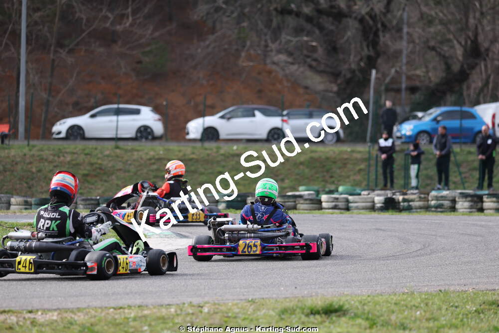 1 & 2/03/2025 : 1ère manche du Championnat du Sud au Pôle Mécanique Karting d’Alès (photos Stéphane Agnus) 2025 — karting