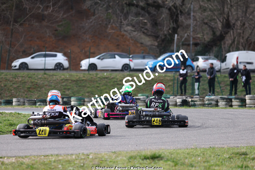 1 & 2/03/2025 : 1ère manche du Championnat du Sud au Pôle Mécanique Karting d’Alès (photos Stéphane Agnus) 2025 — karting