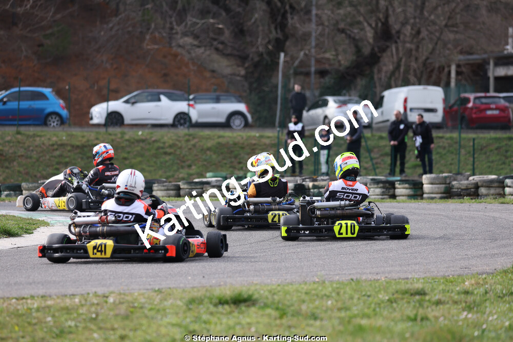 1 & 2/03/2025 : 1ère manche du Championnat du Sud au Pôle Mécanique Karting d’Alès (photos Stéphane Agnus) 2025 — karting