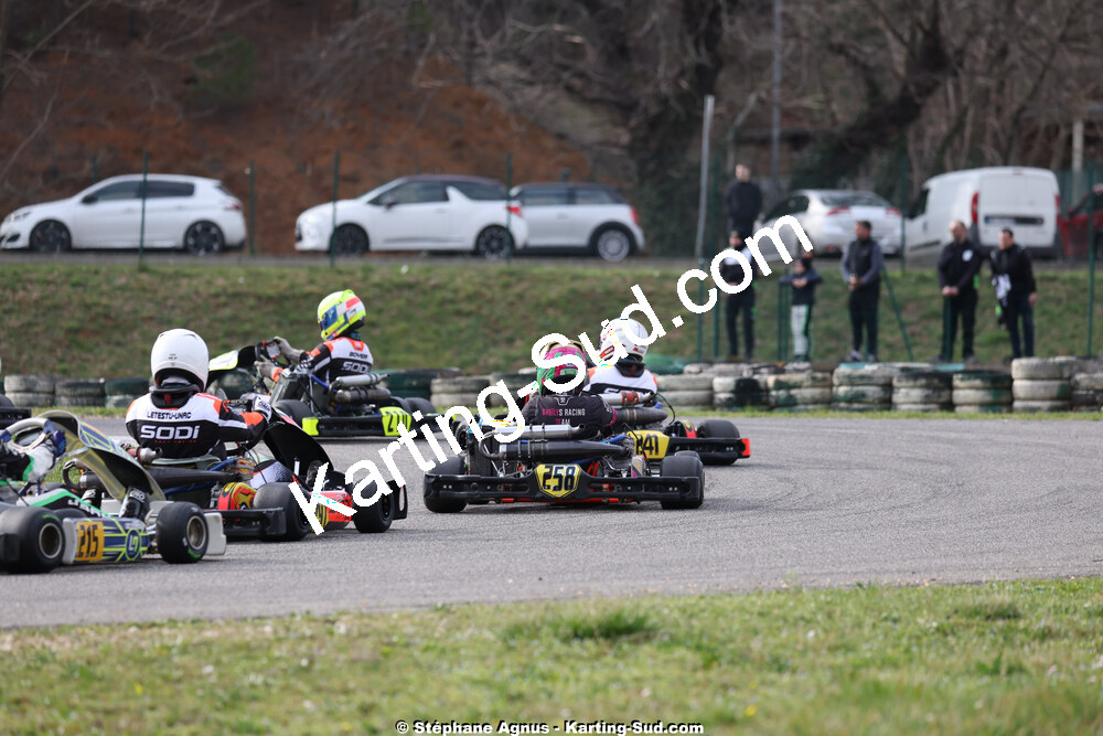 1 & 2/03/2025 : 1ère manche du Championnat du Sud au Pôle Mécanique Karting d’Alès (photos Stéphane Agnus) 2025 — karting