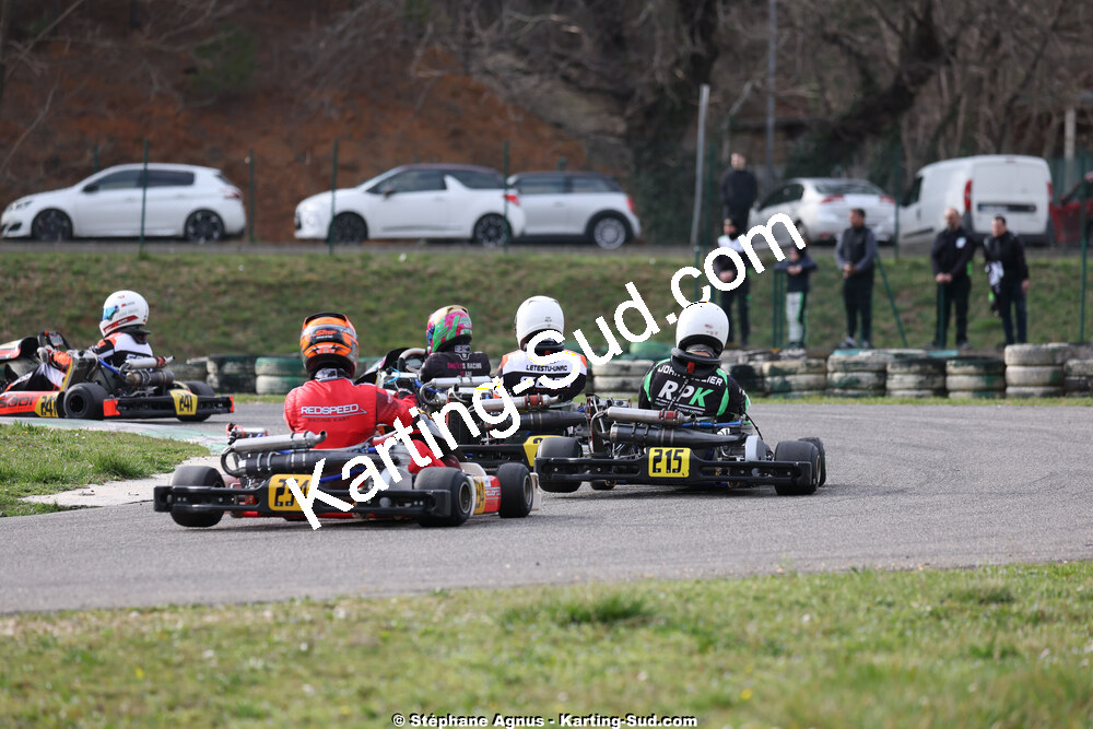 1 & 2/03/2025 : 1ère manche du Championnat du Sud au Pôle Mécanique Karting d’Alès (photos Stéphane Agnus) 2025 — karting