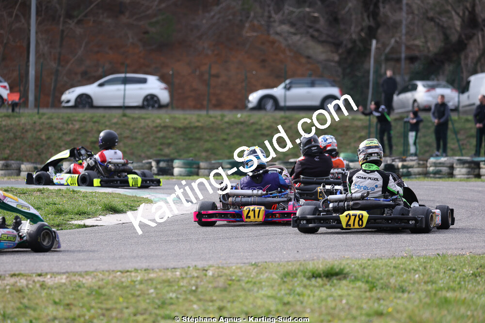 1 & 2/03/2025 : 1ère manche du Championnat du Sud au Pôle Mécanique Karting d’Alès (photos Stéphane Agnus) 2025 — karting