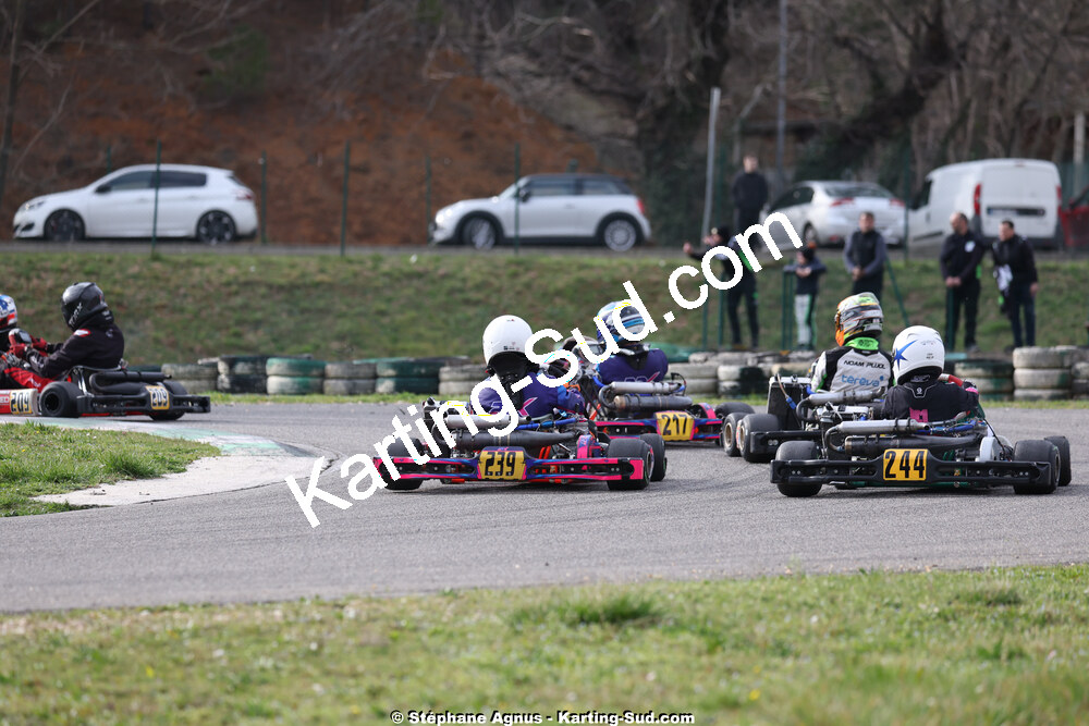 1 & 2/03/2025 : 1ère manche du Championnat du Sud au Pôle Mécanique Karting d’Alès (photos Stéphane Agnus) 2025 — karting