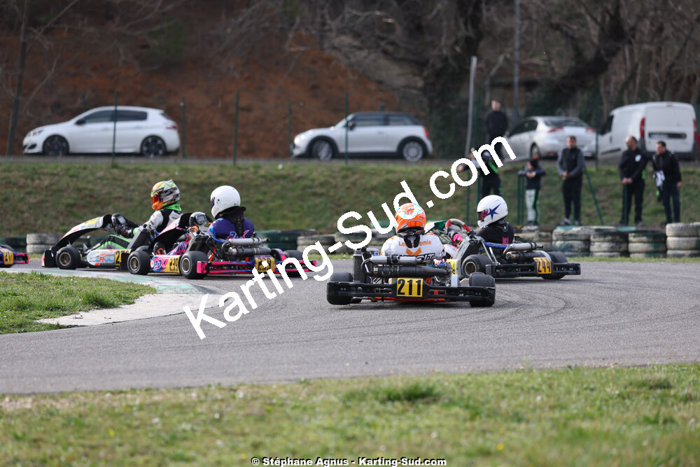 1 & 2/03/2025 : 1ère manche du Championnat du Sud au Pôle Mécanique Karting d’Alès (photos Stéphane Agnus) 2025 — karting
