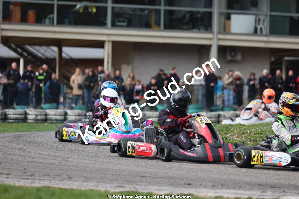 1 & 2/03/2025 : 1ère manche du Championnat du Sud au Pôle Mécanique Karting d’Alès (photos Stéphane Agnus) 2025 — karting