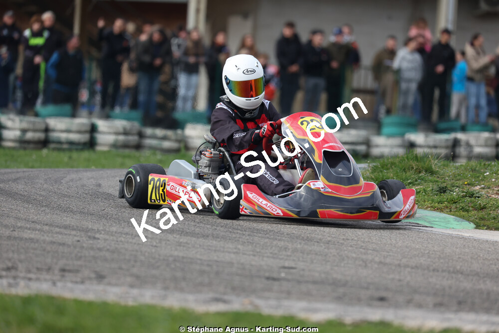 1 & 2/03/2025 : 1ère manche du Championnat du Sud au Pôle Mécanique Karting d’Alès (photos Stéphane Agnus) 2025 — karting