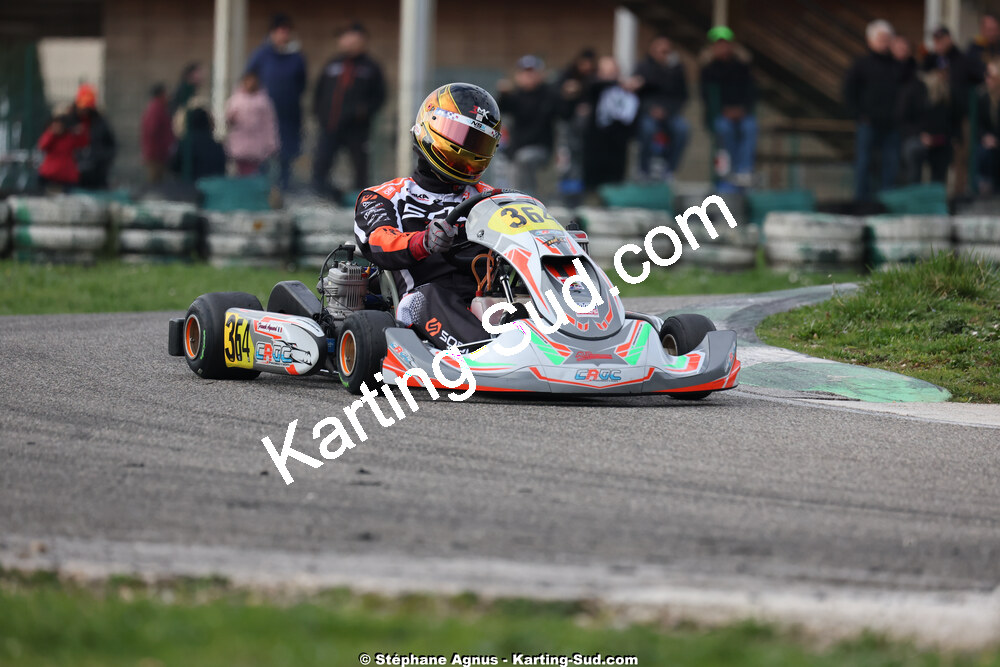 1 & 2/03/2025 : 1ère manche du Championnat du Sud au Pôle Mécanique Karting d’Alès (photos Stéphane Agnus) 2025 — karting