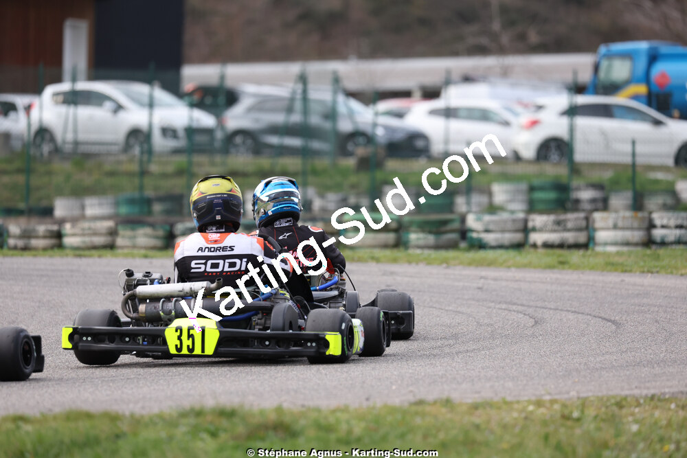 1 & 2/03/2025 : 1ère manche du Championnat du Sud au Pôle Mécanique Karting d’Alès (photos Stéphane Agnus) 2025 — karting