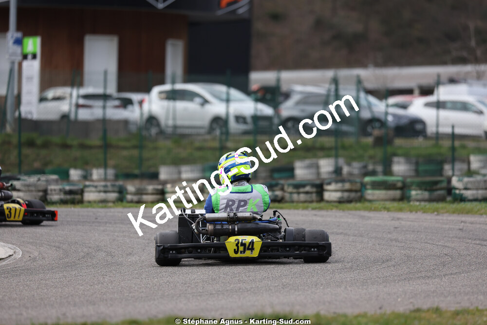 1 & 2/03/2025 : 1ère manche du Championnat du Sud au Pôle Mécanique Karting d’Alès (photos Stéphane Agnus) 2025 — karting