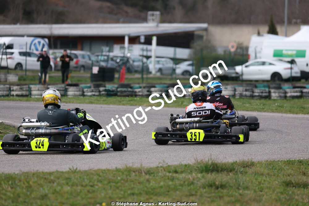 1 & 2/03/2025 : 1ère manche du Championnat du Sud au Pôle Mécanique Karting d’Alès (photos Stéphane Agnus) 2025 — karting
