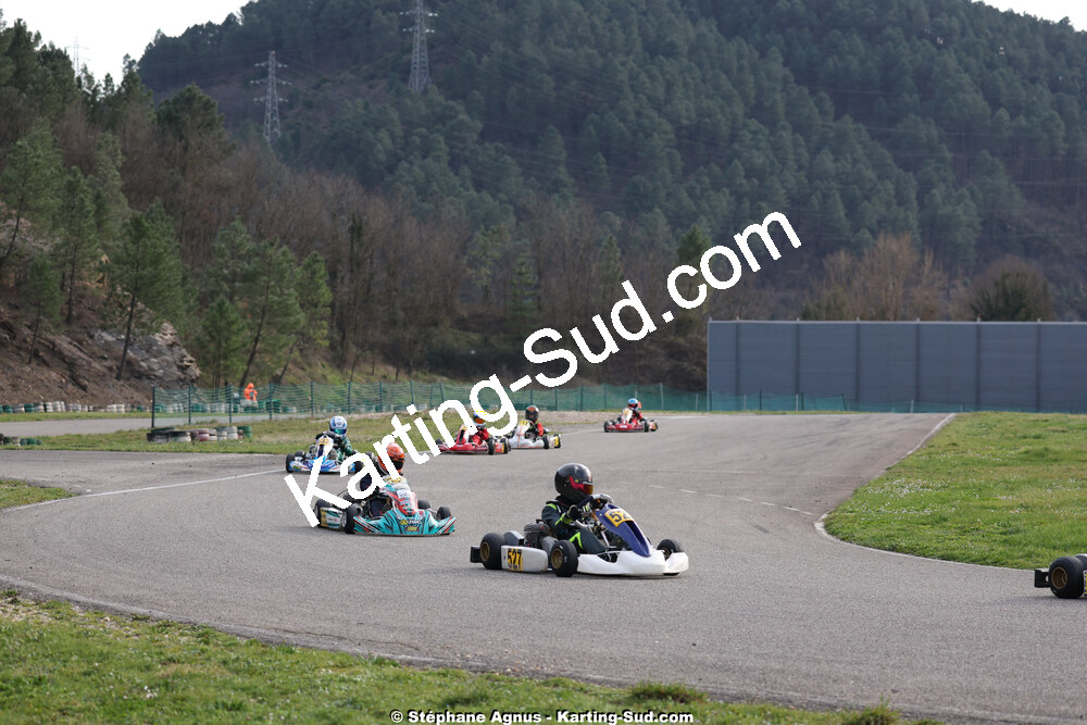 1 & 2/03/2025 : 1ère manche du Championnat du Sud au Pôle Mécanique Karting d’Alès (photos Stéphane Agnus) 2025 — karting
