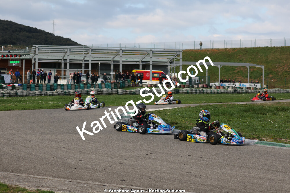 1 & 2/03/2025 : 1ère manche du Championnat du Sud au Pôle Mécanique Karting d’Alès (photos Stéphane Agnus) 2025 — karting