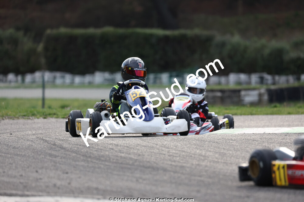 1 & 2/03/2025 : 1ère manche du Championnat du Sud au Pôle Mécanique Karting d’Alès (photos Stéphane Agnus) 2025 — karting
