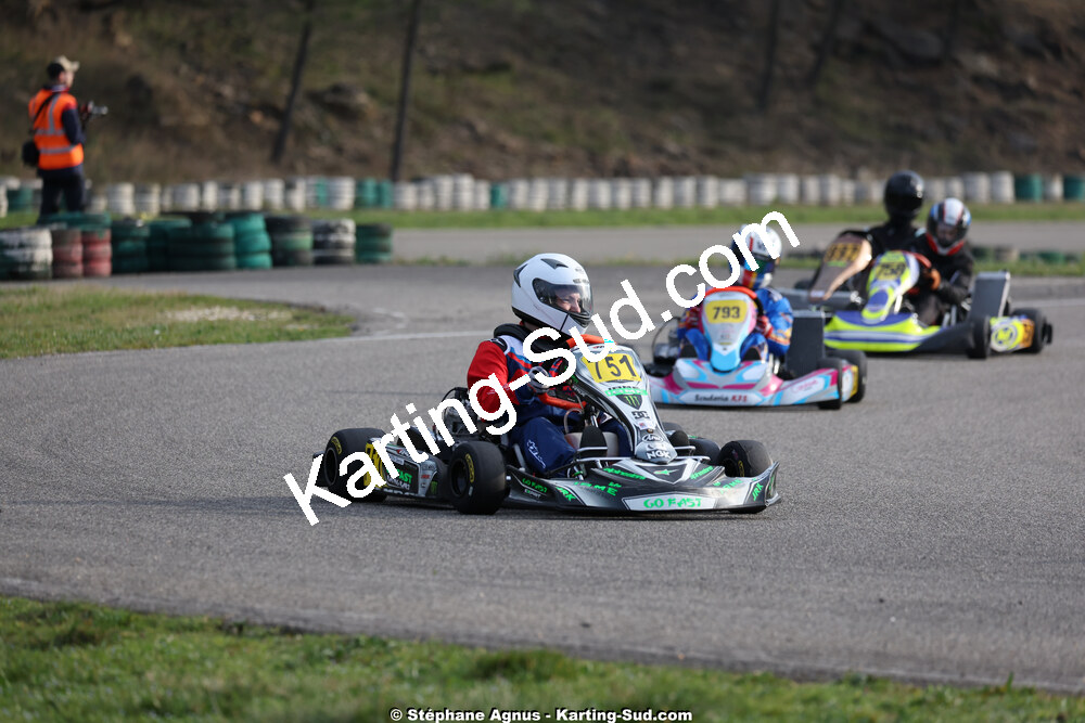 1 & 2/03/2025 : 1ère manche du Championnat du Sud au Pôle Mécanique Karting d’Alès (photos Stéphane Agnus) 2025 — karting