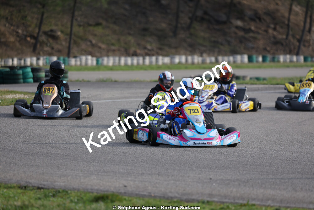 1 & 2/03/2025 : 1ère manche du Championnat du Sud au Pôle Mécanique Karting d’Alès (photos Stéphane Agnus) 2025 — karting