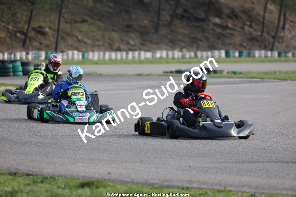 1 & 2/03/2025 : 1ère manche du Championnat du Sud au Pôle Mécanique Karting d’Alès (photos Stéphane Agnus) 2025 — karting