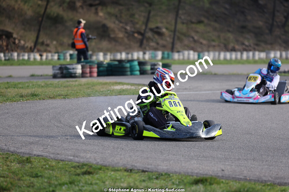 1 & 2/03/2025 : 1ère manche du Championnat du Sud au Pôle Mécanique Karting d’Alès (photos Stéphane Agnus) 2025 — karting