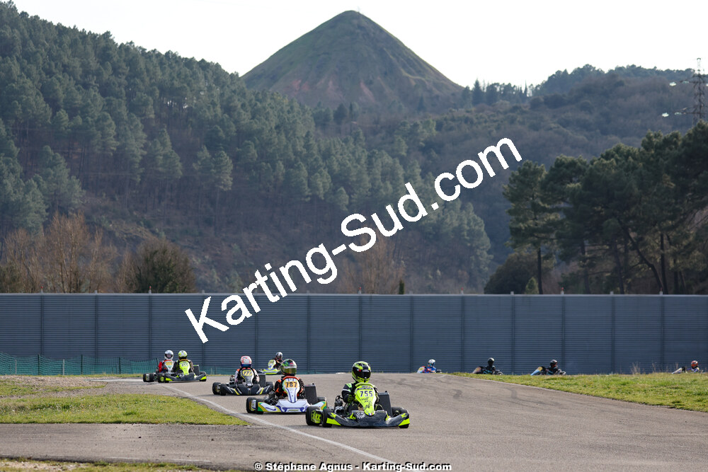 1 & 2/03/2025 : 1ère manche du Championnat du Sud au Pôle Mécanique Karting d’Alès (photos Stéphane Agnus) 2025 — karting