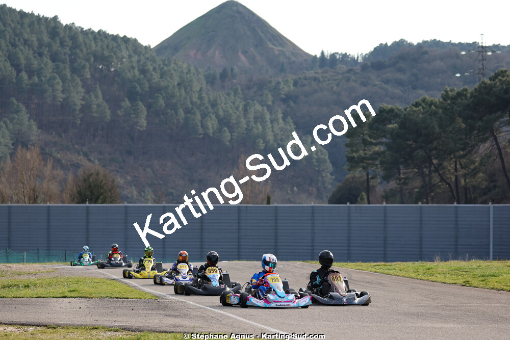 1 & 2/03/2025 : 1ère manche du Championnat du Sud au Pôle Mécanique Karting d’Alès (photos Stéphane Agnus) 2025 — karting